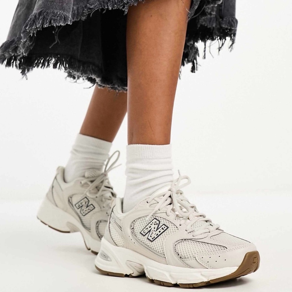 New Balance 530 Beige and Leopard